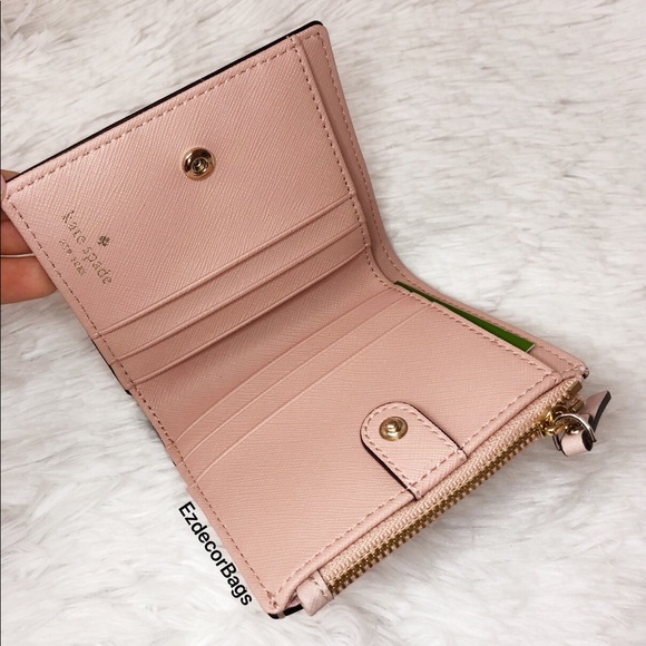 NWT Kate Spade Flamingo Small Zip Bifold Wallet - Picture 6 of 8